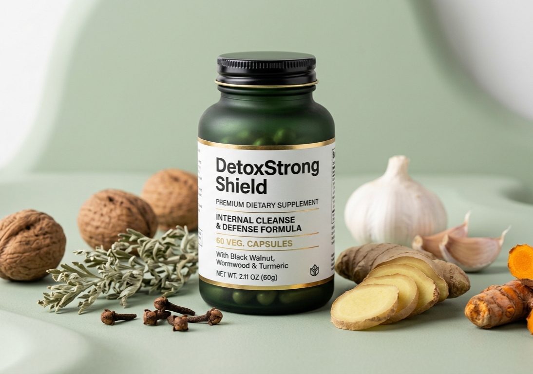 DetoxStrong Shield – výživový doplnok, 60 kapsúl